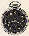 Westclox Scotty Style 3 Pocket Watch Black Dial