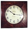 Telechron wood case electric wall clock ca. 1926