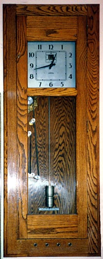 1940s flush mount master clock