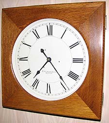 Later type of square oak clock