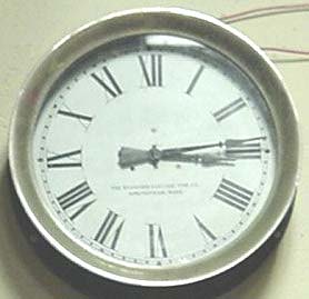 clock in boiler room