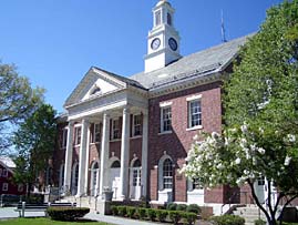 Edmond Town Hall in Newtown, Connecticut