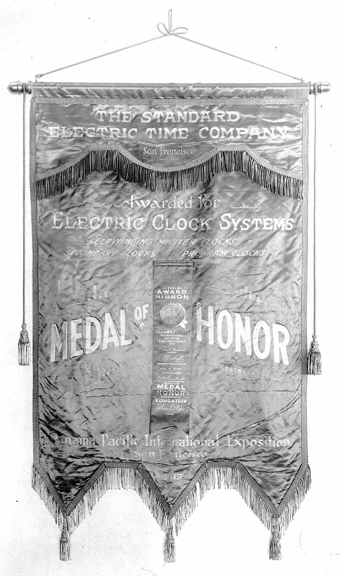 Standard Electric Time Co. banner