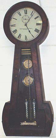 Banjo style master clock made in 1898