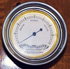 Early example of Warners Patent Electric Gauge