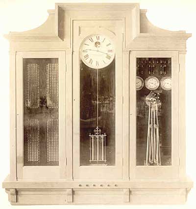 Special 3 compartment control cabinet, circa 1920