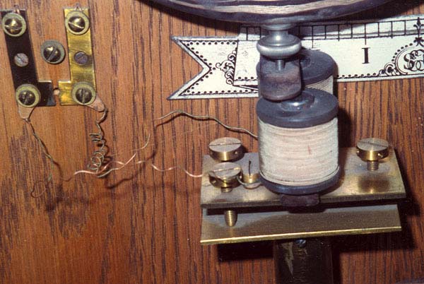 Pendulum synchronizer of master clock at Rockville Public Library