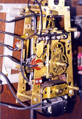 circa 1950 motor-wound spring-driven master clock movement