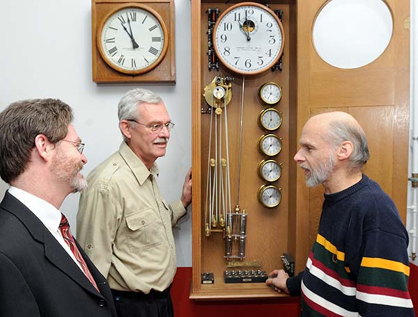 Standard Electric Time clock Wood is donating to the museum