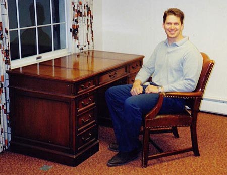 Desk of George L. Riggs, formerly at the Springfield factory
