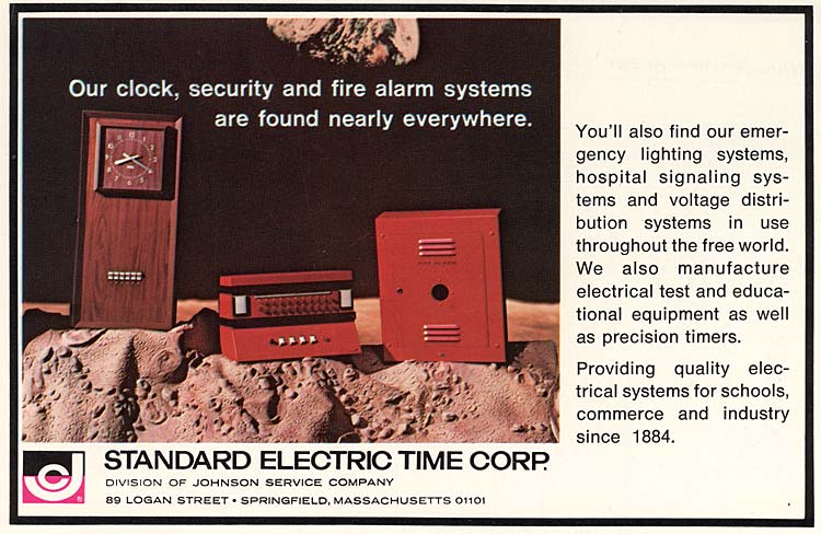 Standard Electric Time equipment on the Moon?