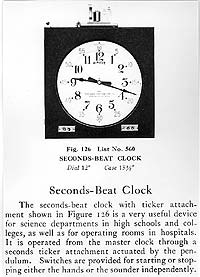 Seconds beat clock