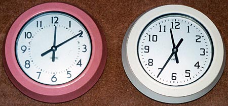 6-inch panel mount clocks