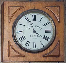 Secondary clock, 8 inch square case