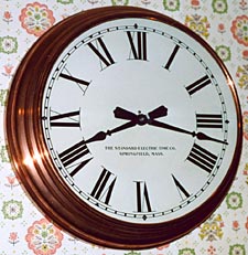 Copper cased 12 inch clock form around 1930