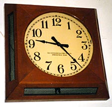 Speaker clock from the 1930s