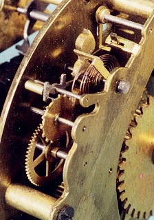 Escapement of Telechron auxiliary movement from ca. 1930