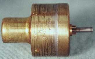 Side view of brass cased type B rotor