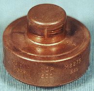 Top of standard type H rotor in copper case