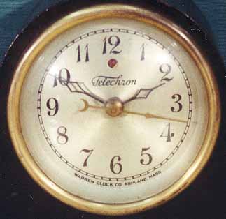 Dial of Warren Clock Company Tambour ca. 1924