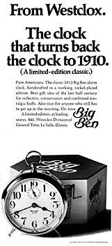 Big Ben style 1a reproduction ca. 1970