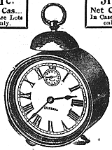 "Eureka" alarm clock (may or may not be a Western Clock Mfg. Co. product).