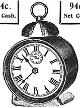 "Long Ring" alarm clock (may or may not be a Western Clock Mfg. Co. product).