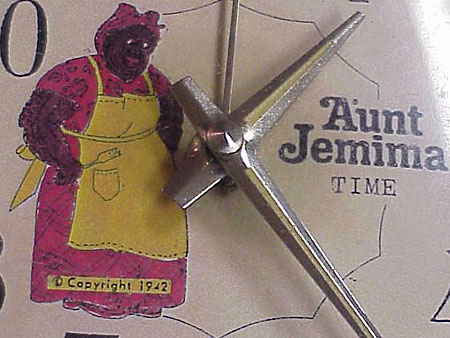 Dial of Aunt Jemina fake