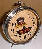 Fake Louisiana Old Style Cooking Molasses made from a Big Ben style 1a alarm clock