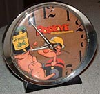 Fake Popeye clock made from a Big Ben style 8