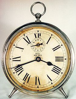 Big Ben with Roman numerals. leg model case. Made in 1919.