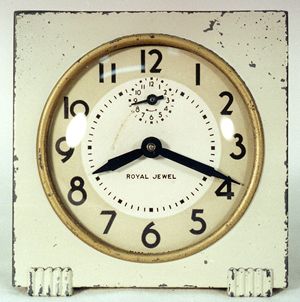 Royal Jewel alarm clock made by Westclox in 1940
